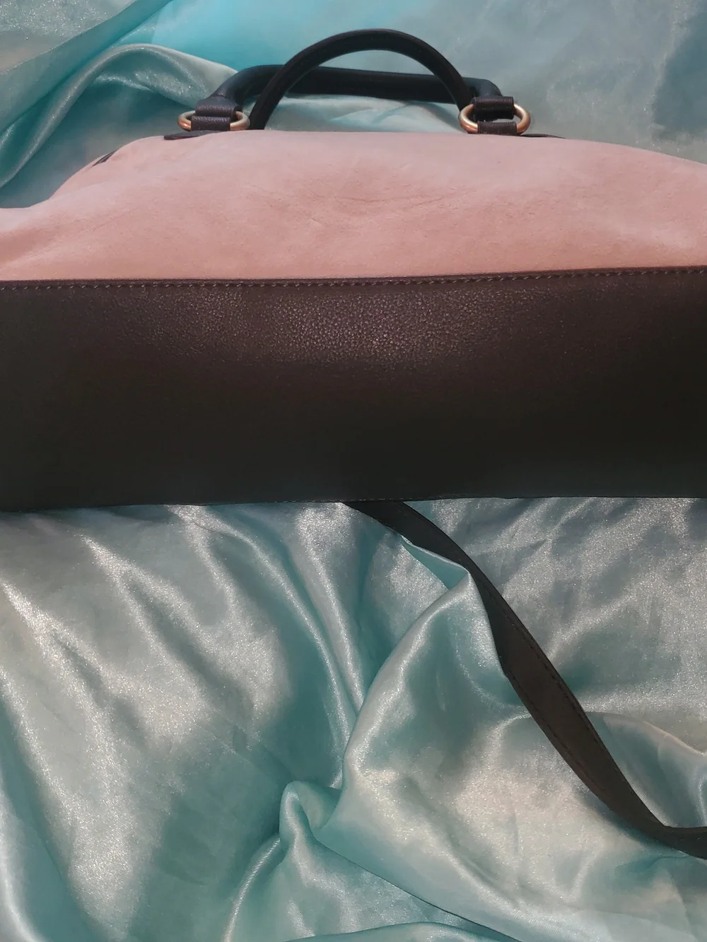 Juicy Couture Pink Velvet Satchel with Heart Charm NWOT